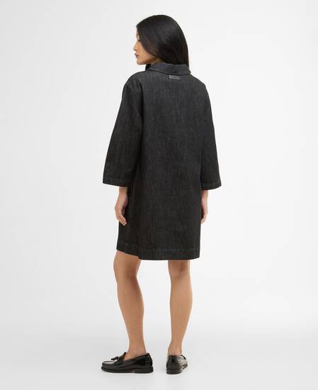 Mini abito in denim Myra Black Denim