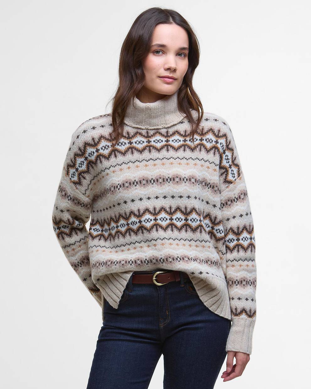 Helen Fair isle Roll-Neck Jumper