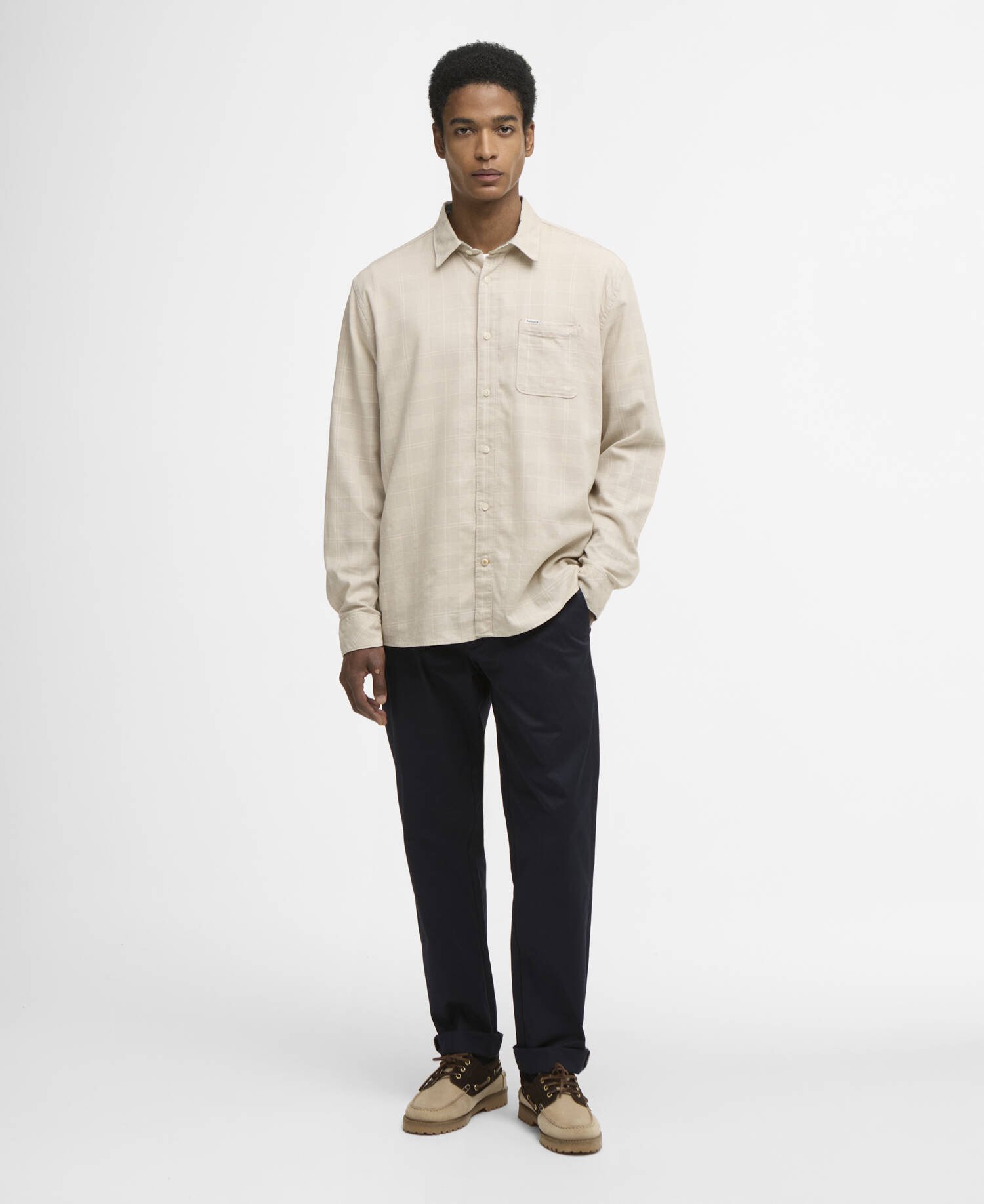 Kingswell Tartan Long-Sleeved Relaxed Shirt image number 1