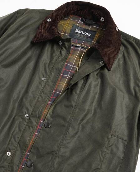 Border® Waxed Jacket Archive Olive