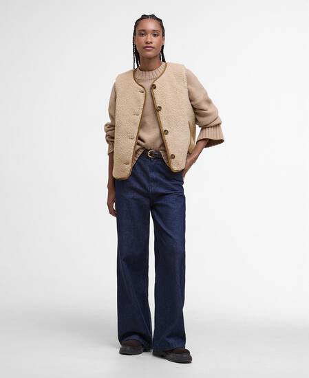 Luciana Fleece Gilet Natural