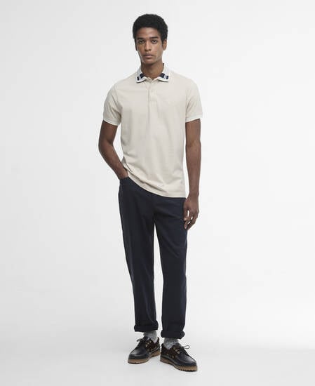 Polo Callington leggermente aderente Mist