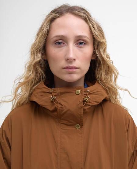Naboo Showerproof Jacket Rust Brown