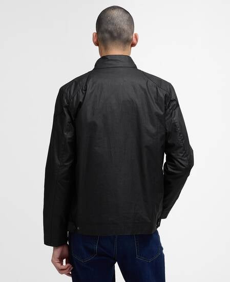 Merton Waxed Jacket Classic Black