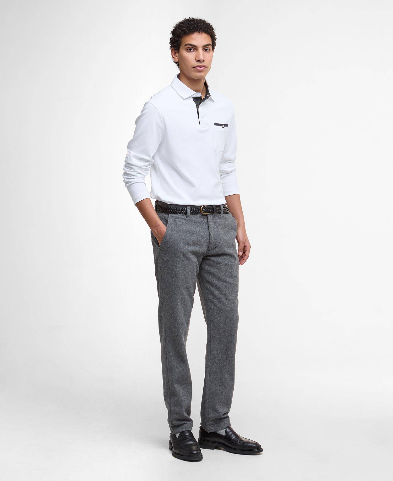 Corpatch Tailored Long-Sleeved Polo Shirt image number 1