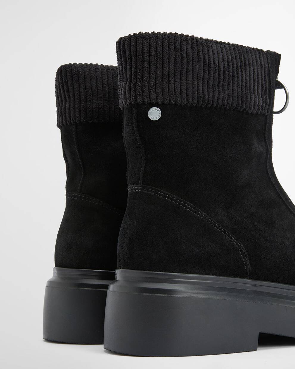 Imelda Zip-Front Ankle Boots