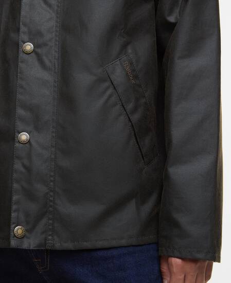 Tracker Waxed Jacket Olive
