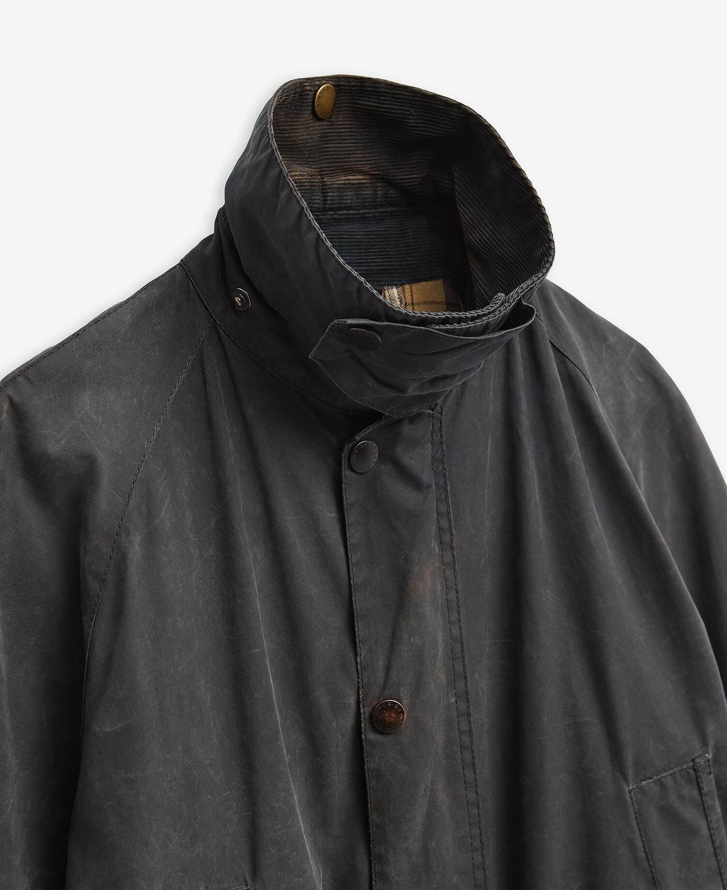 Barbour Re-Loved Ashby Waxed JacketM - Size M Navy