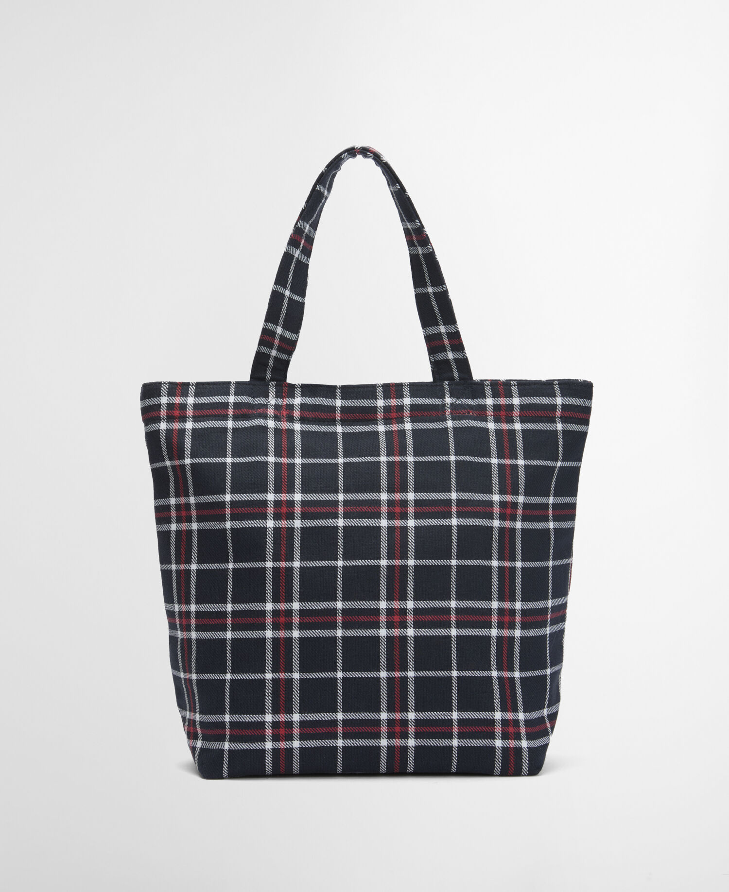 Mini Telfield Tartan Tote Navy/Red Check