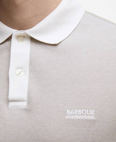Morley Oxford Polo Shirt Whisper White/Brindle Morley Oxford Polo Shirt Whisper White/Brindle