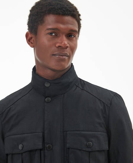 Corbridge Waxed Jacket Black-Classic
