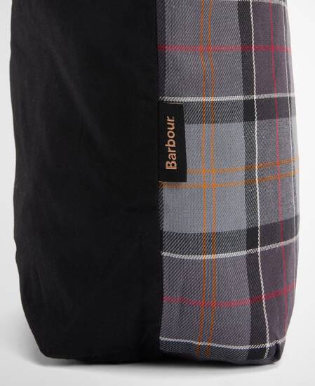 Tote Bag Transport Patchwork Black/Modern Tartan