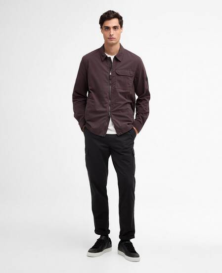 Maze Peached Overshirt Java Red Maze Peached Overshirt Java Red