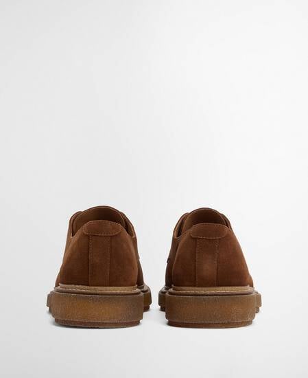 Harefield Derby Shoe Toffee Suede