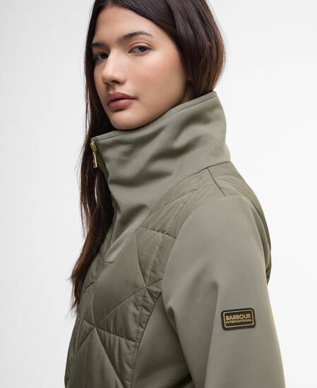 Sweatshirt Kya Quilted Dusky Khaki