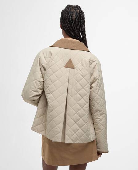 Anise Quilted Jacket Light Sand/Ancient