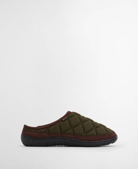 Outdale Slippers Olive/Brown