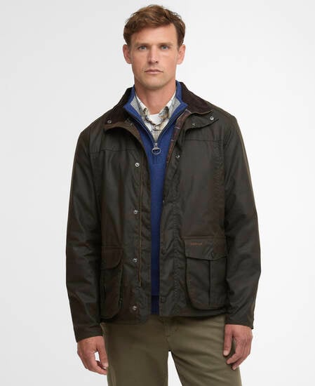 Sander Waxed Jacket Olive