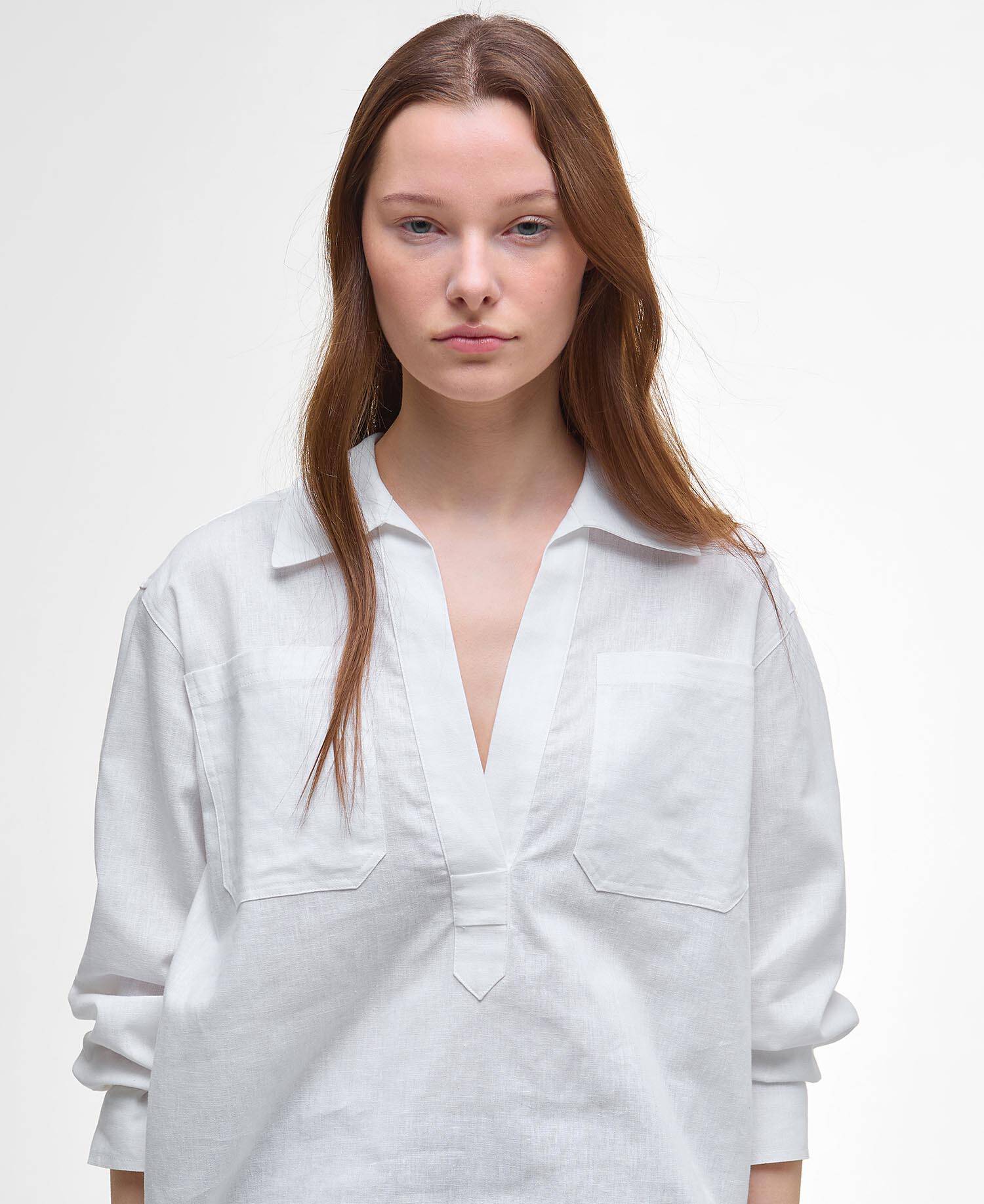 Cecile Relaxed Tunic Shirt image number 3