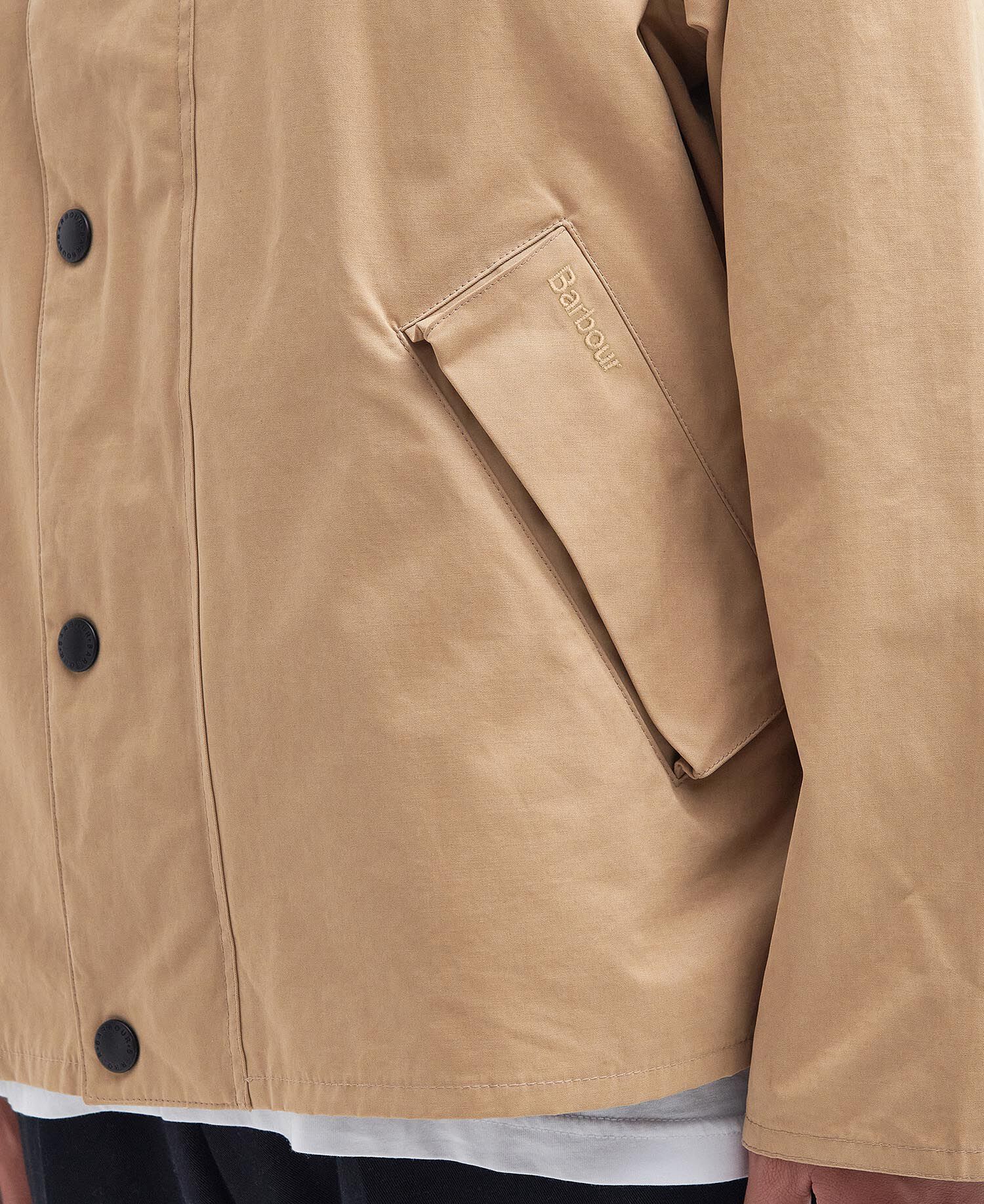 Transporter Oversized Casual Jacket Stone