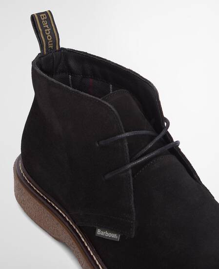 Blaine Chukka Boots Black Suede
