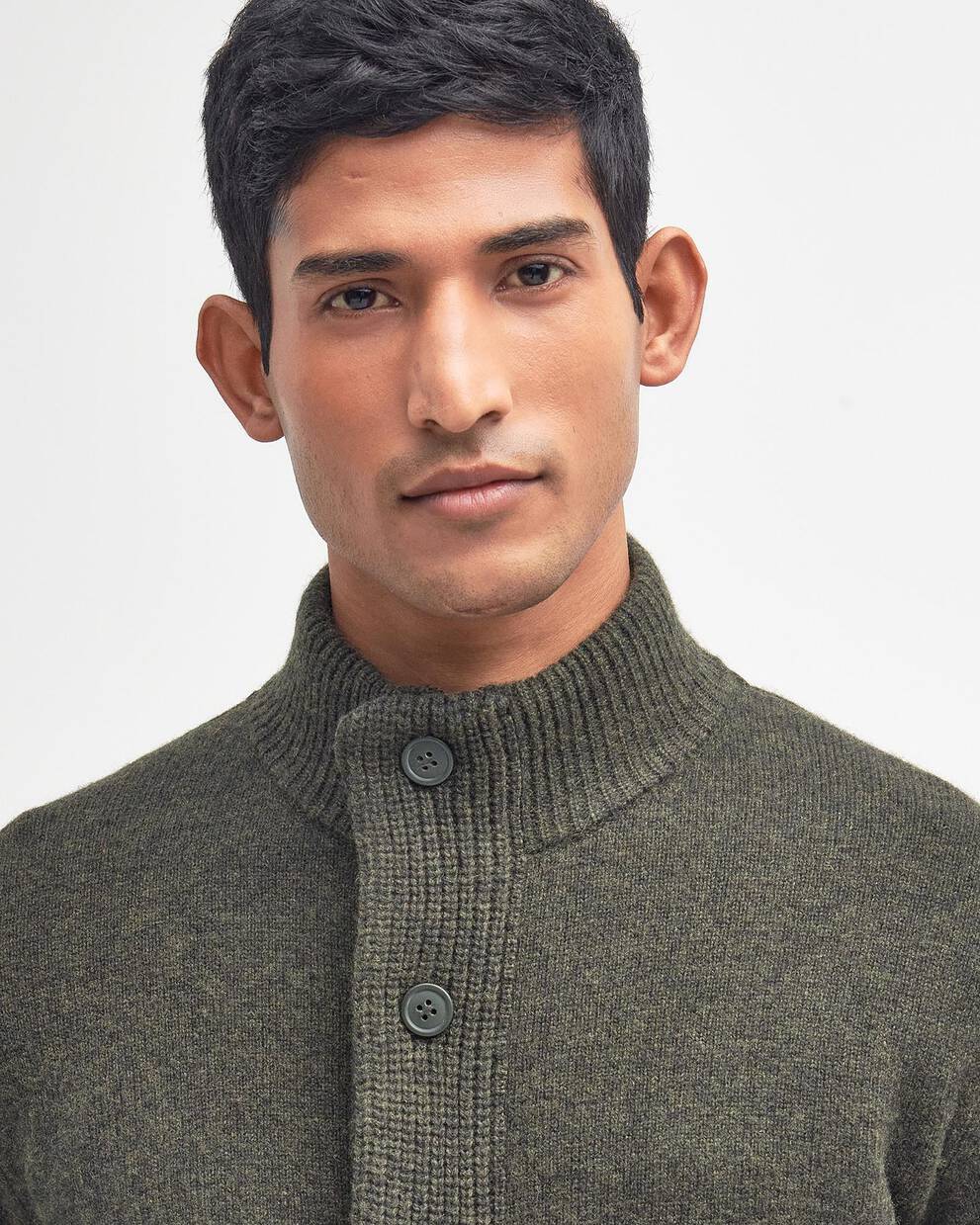 Maglione con zip Patch