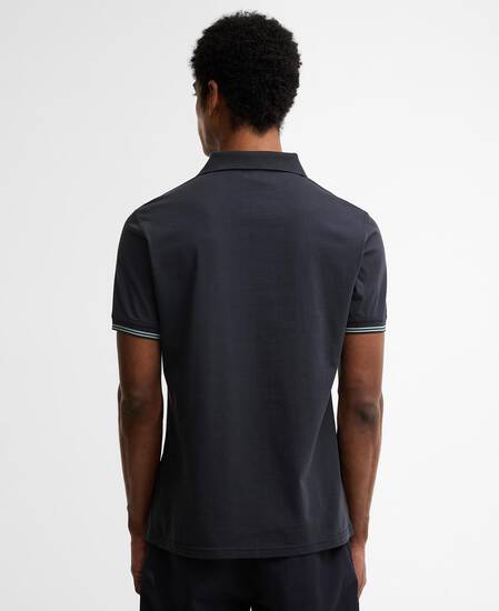 Austwick Tipped Polo Shirt Dark Navy