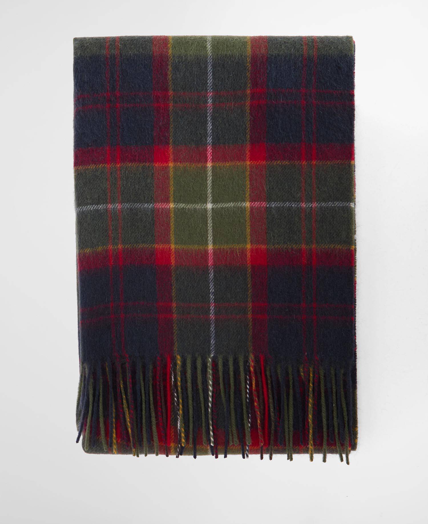 Brack Patchwork Tartan Wool Scarf image number 1