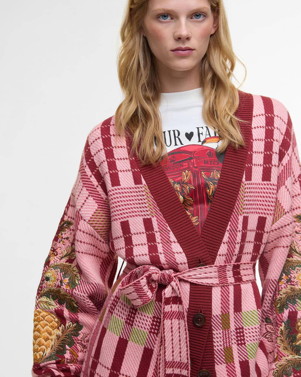 Barbour FARM Rio Luisa Embroidered Cardigan