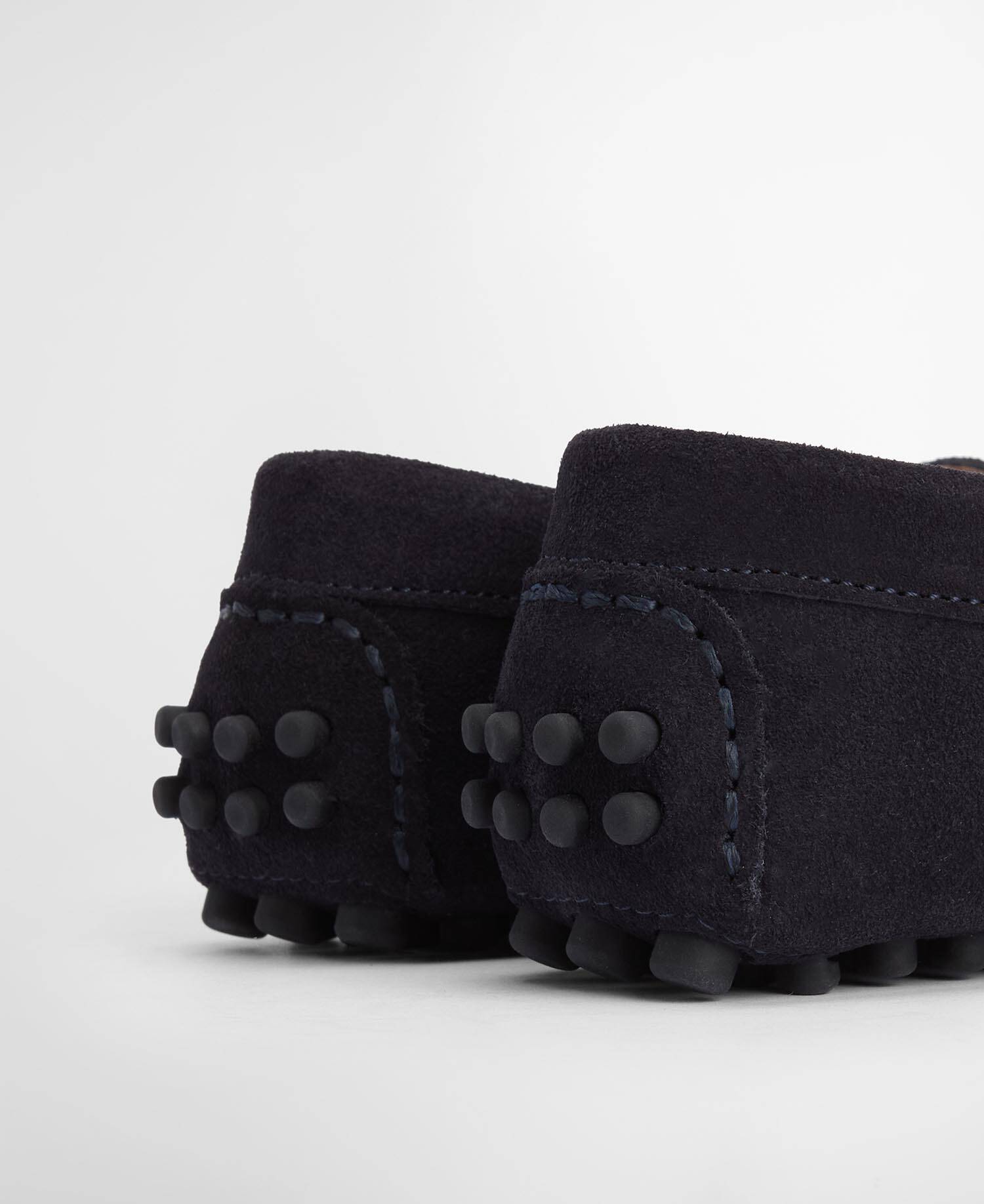 Laire Driving Shoes Navy Suede image number 4