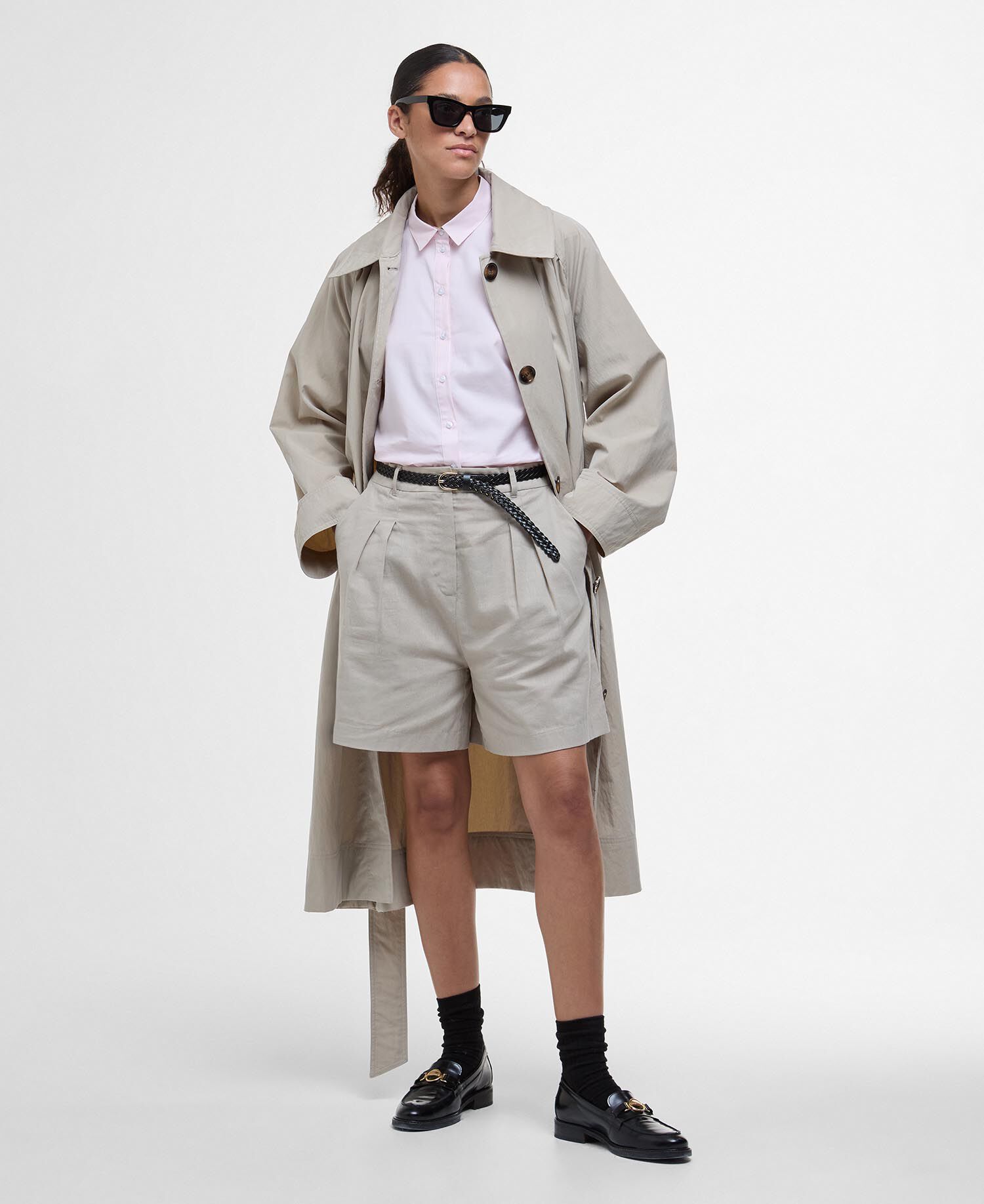 Derwent Regular Long-Sleeved Shirt Pink/Hessian Tartan