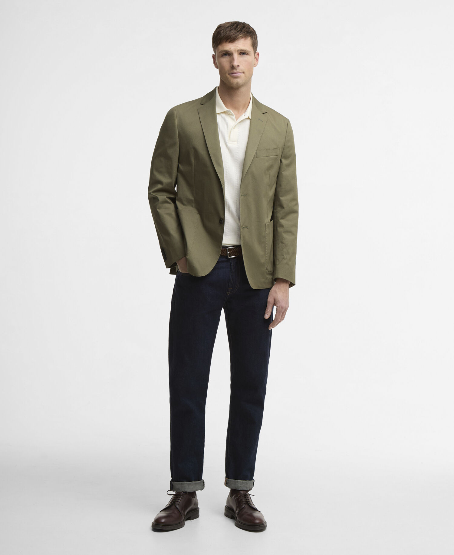 Bellamy Cotton Blazer Olive