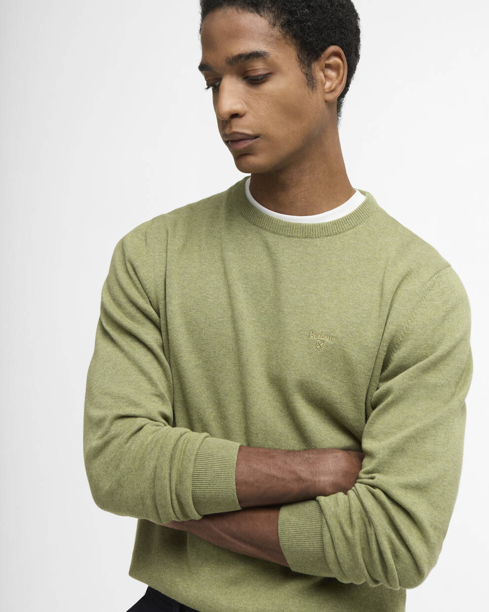 Pima Cotton Crew Neck Jumper