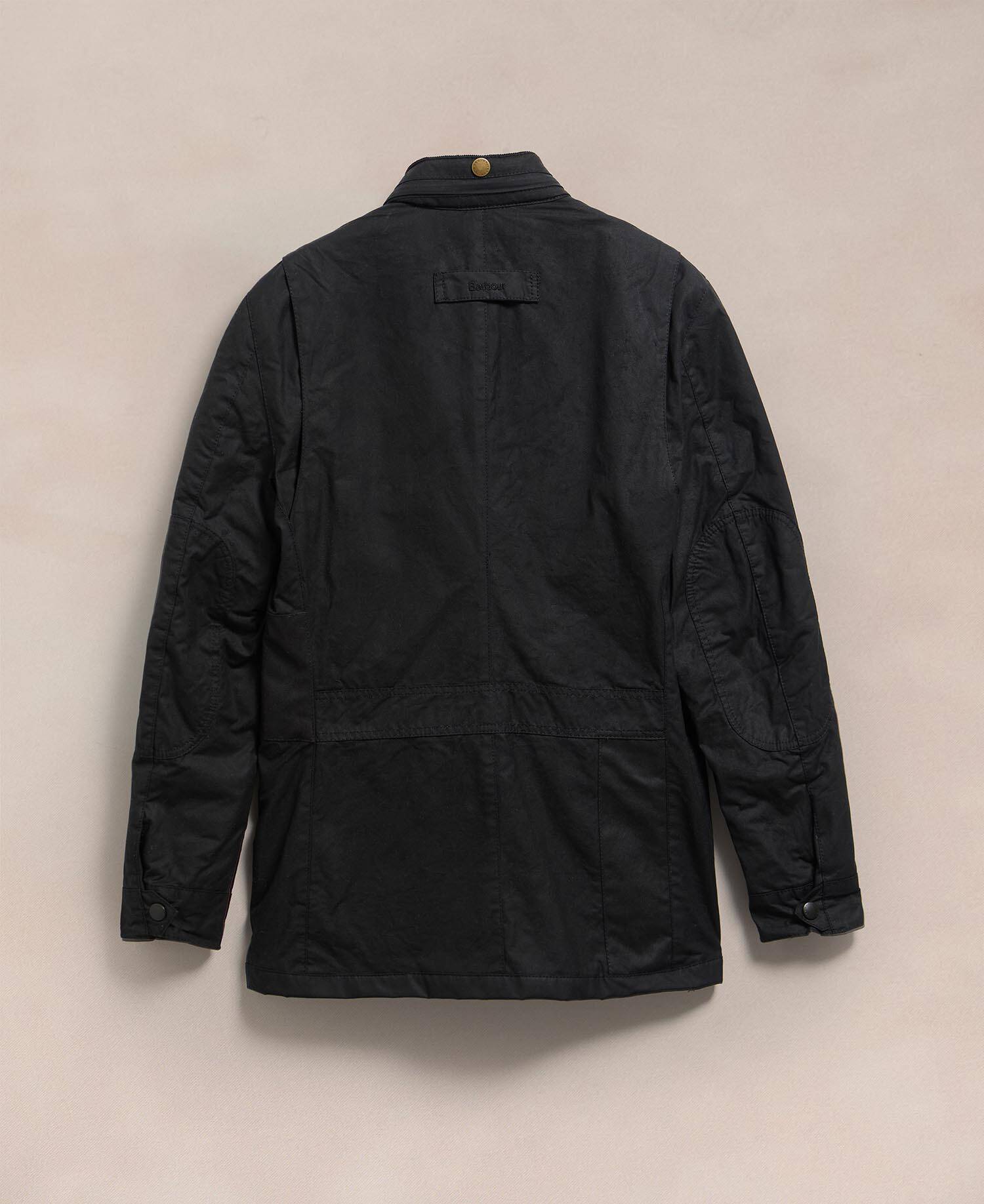 Barbour Re-loved Men's Corbridge Waxed Jacket - Size M Black image number 1