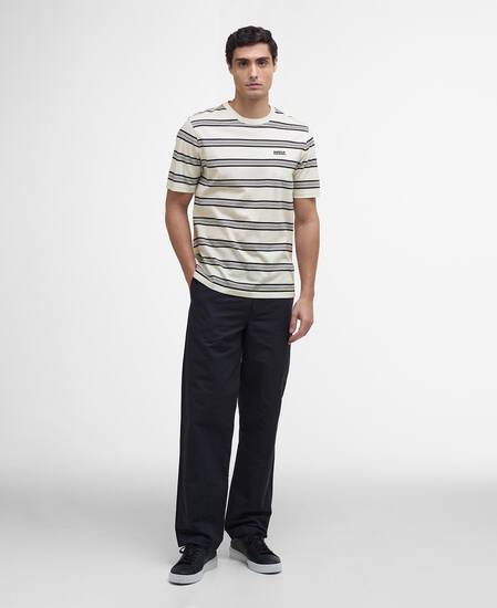 Upham Striped T-Shirt Whisper White Upham Striped T-Shirt Whisper White