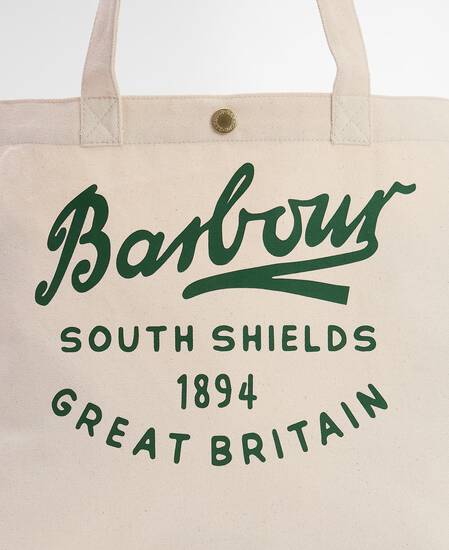 Script Tote Bag Natural