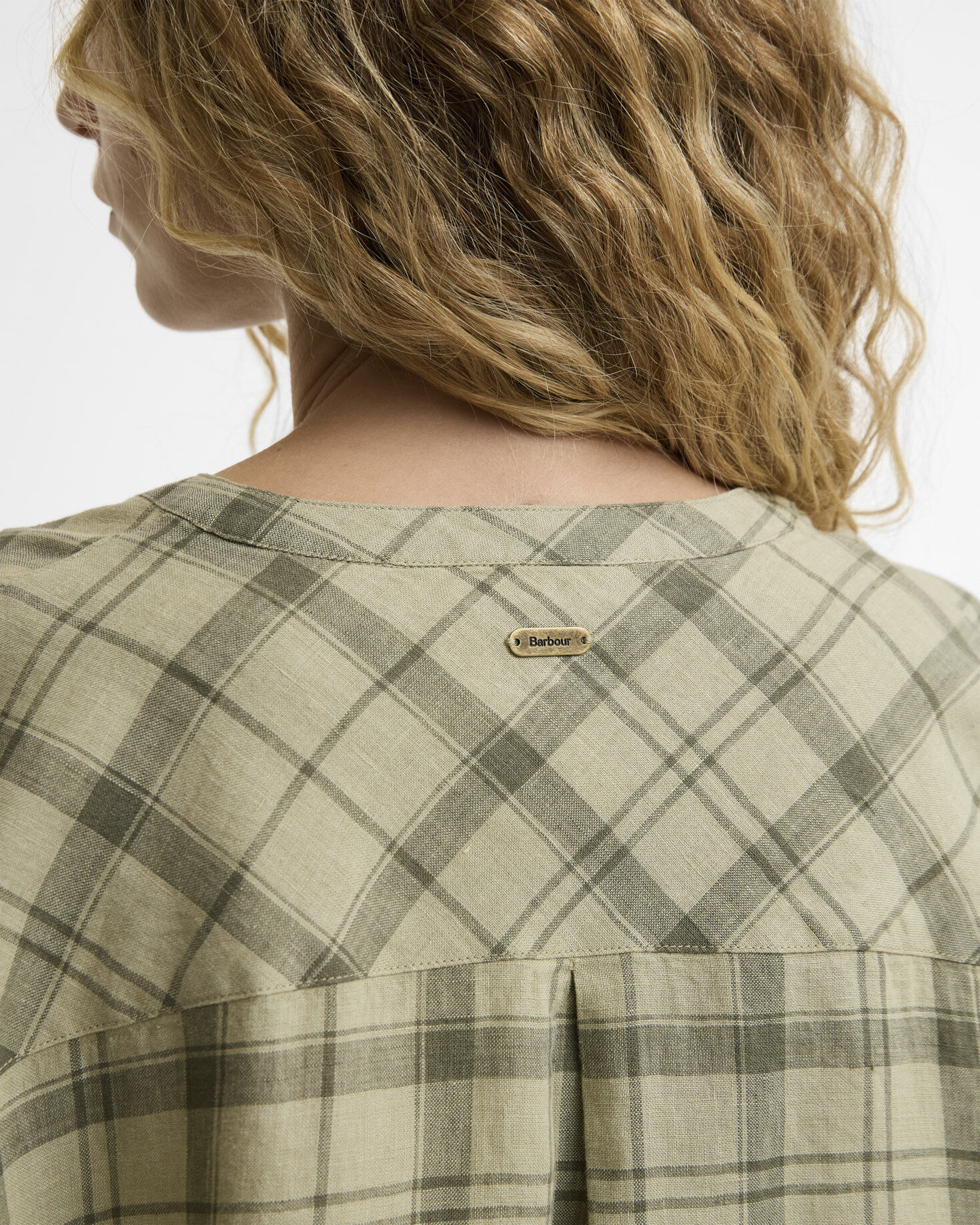 Hemd Orla Sage Green Tartan