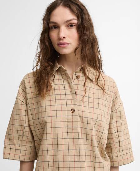 Hollington Check Short-Sleeved Shirt Multi Tattersall