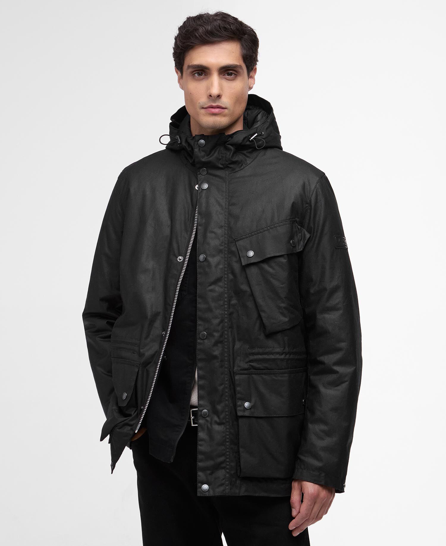 Endley Wax Jacket Black