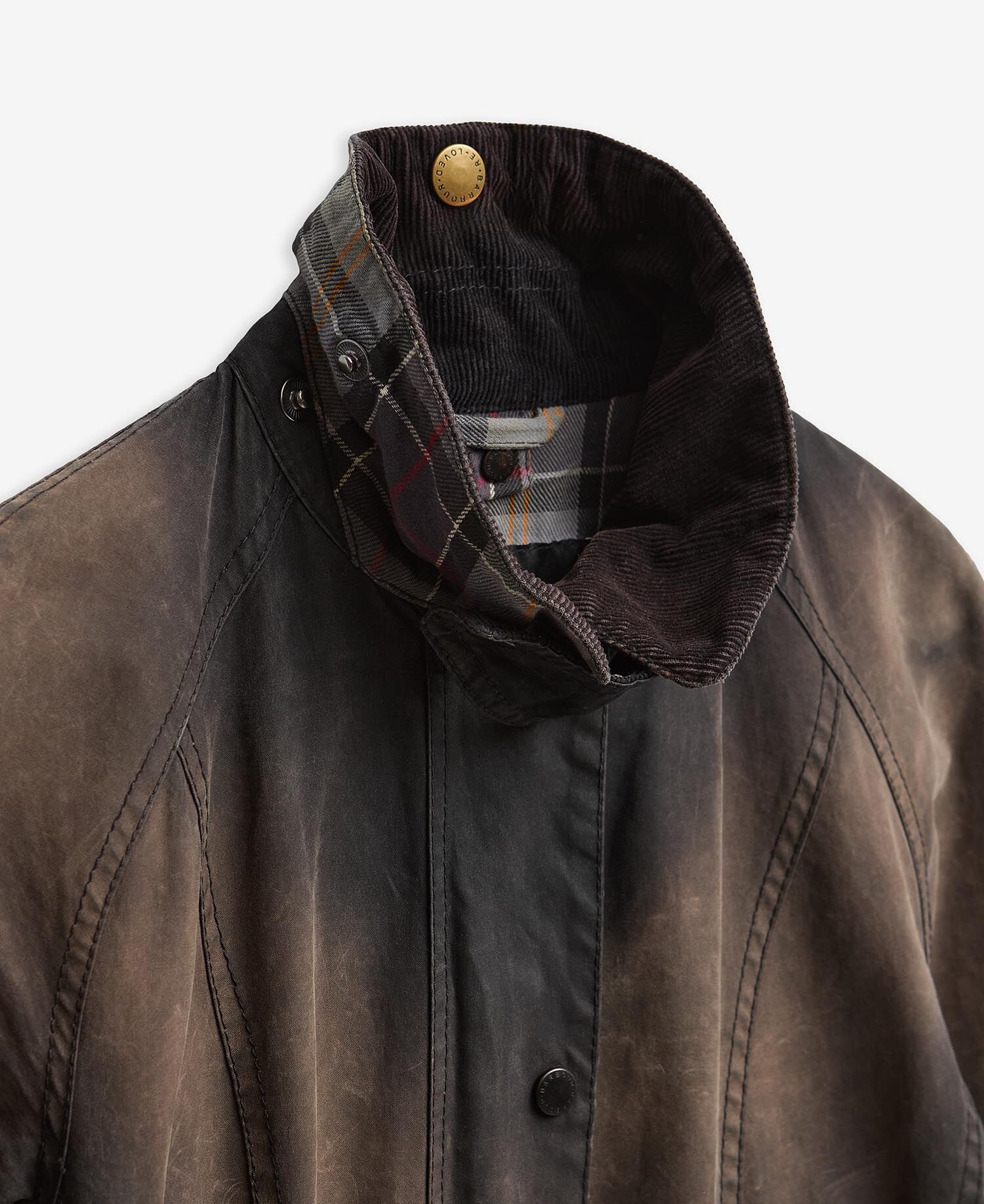 Barbour Re-Loved Beadnell Waxed Jacket - Size 12 Black