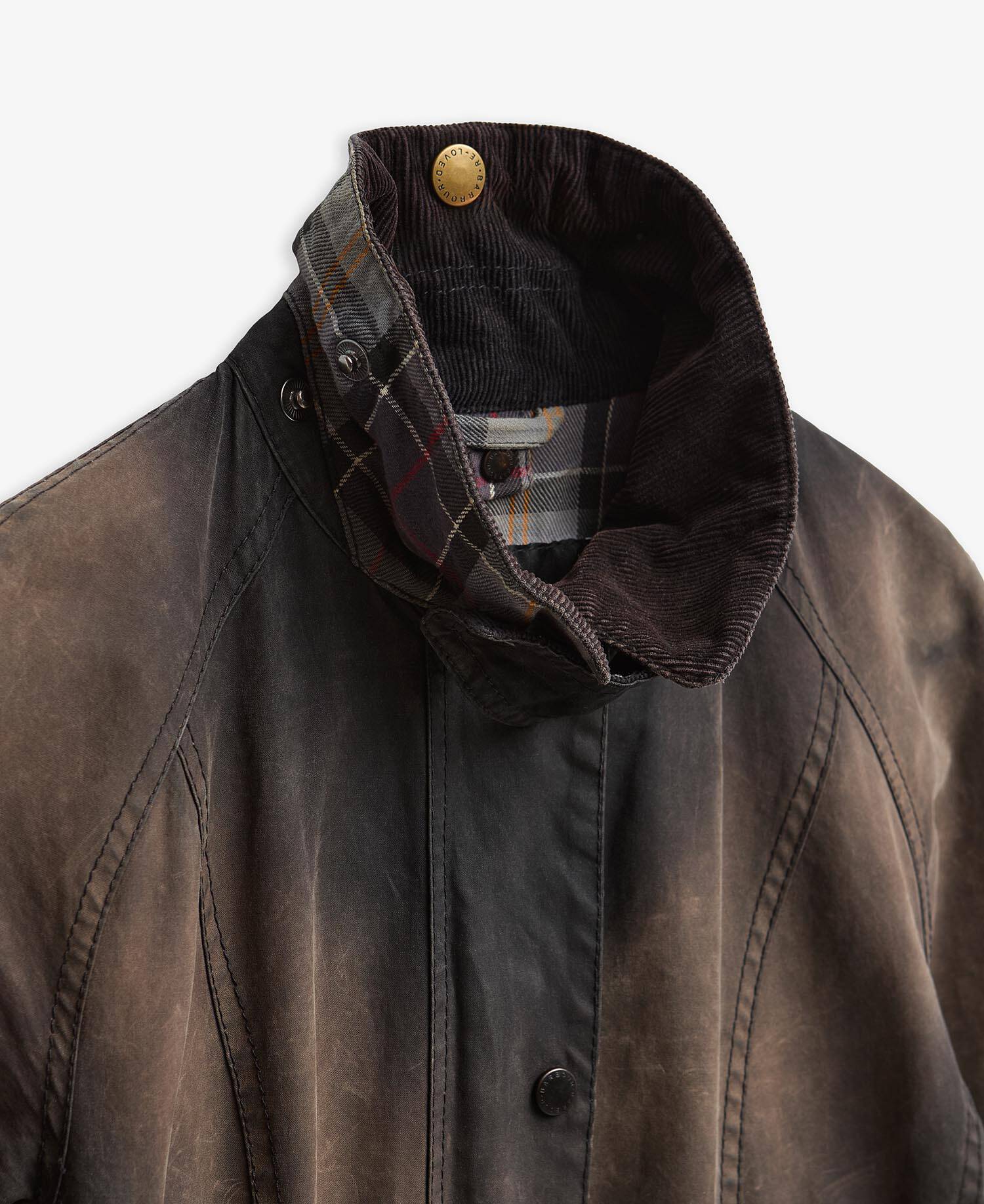 Barbour Re-Loved Beadnell Waxed Jacket - Size 12 Black image number 6
