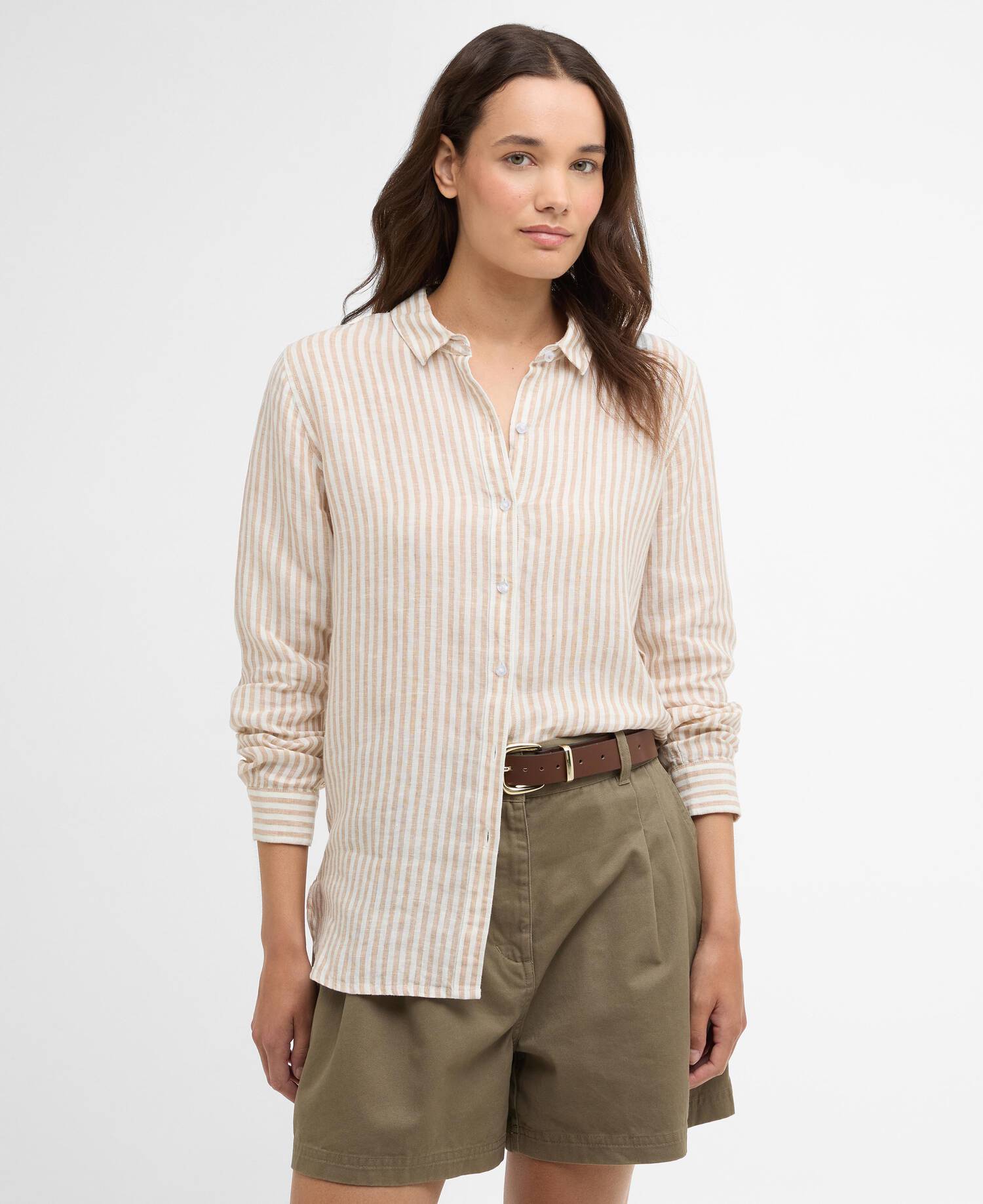 Bluse Marine Long-Sleeved Relaxed Hessian Stripe image number 0