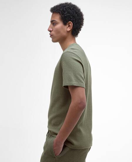 Platford Tailored Waffle T-Shirt Light Moss Platford Tailored Waffle T-Shirt Light Moss