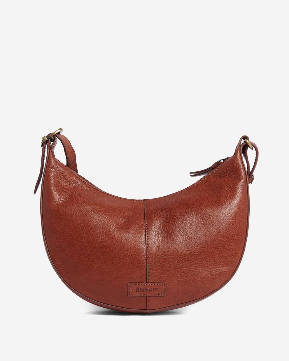 Laire Leather Half-Moon Bag