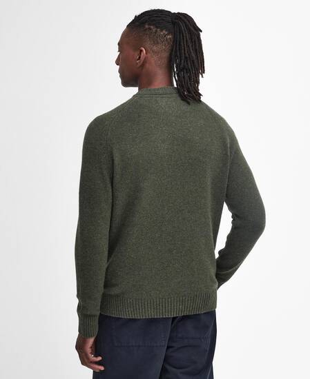 Grangetown Crew Neck Jumper Mid Olive