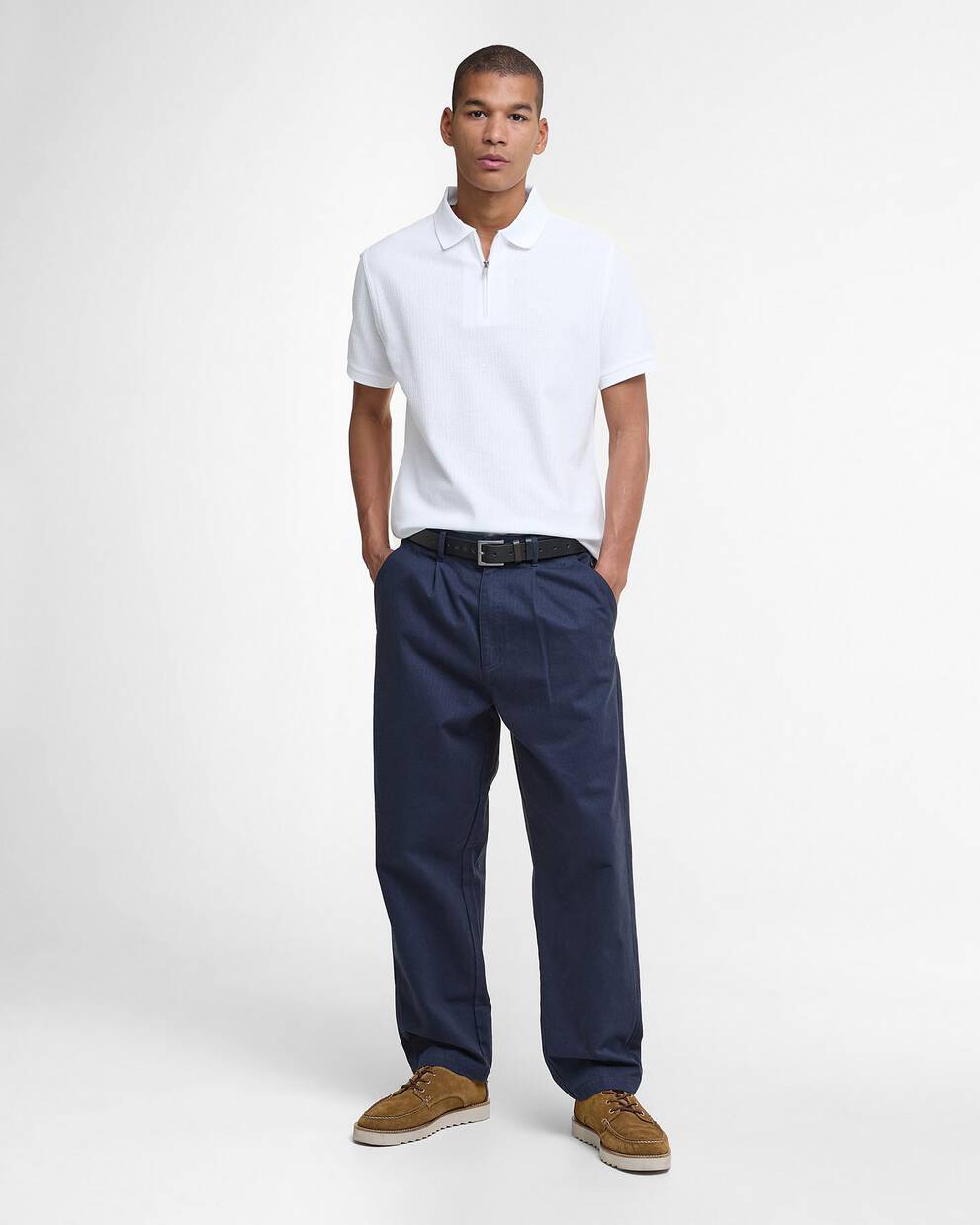 Backfield Tailored Short-Sleeved Polo Shirt