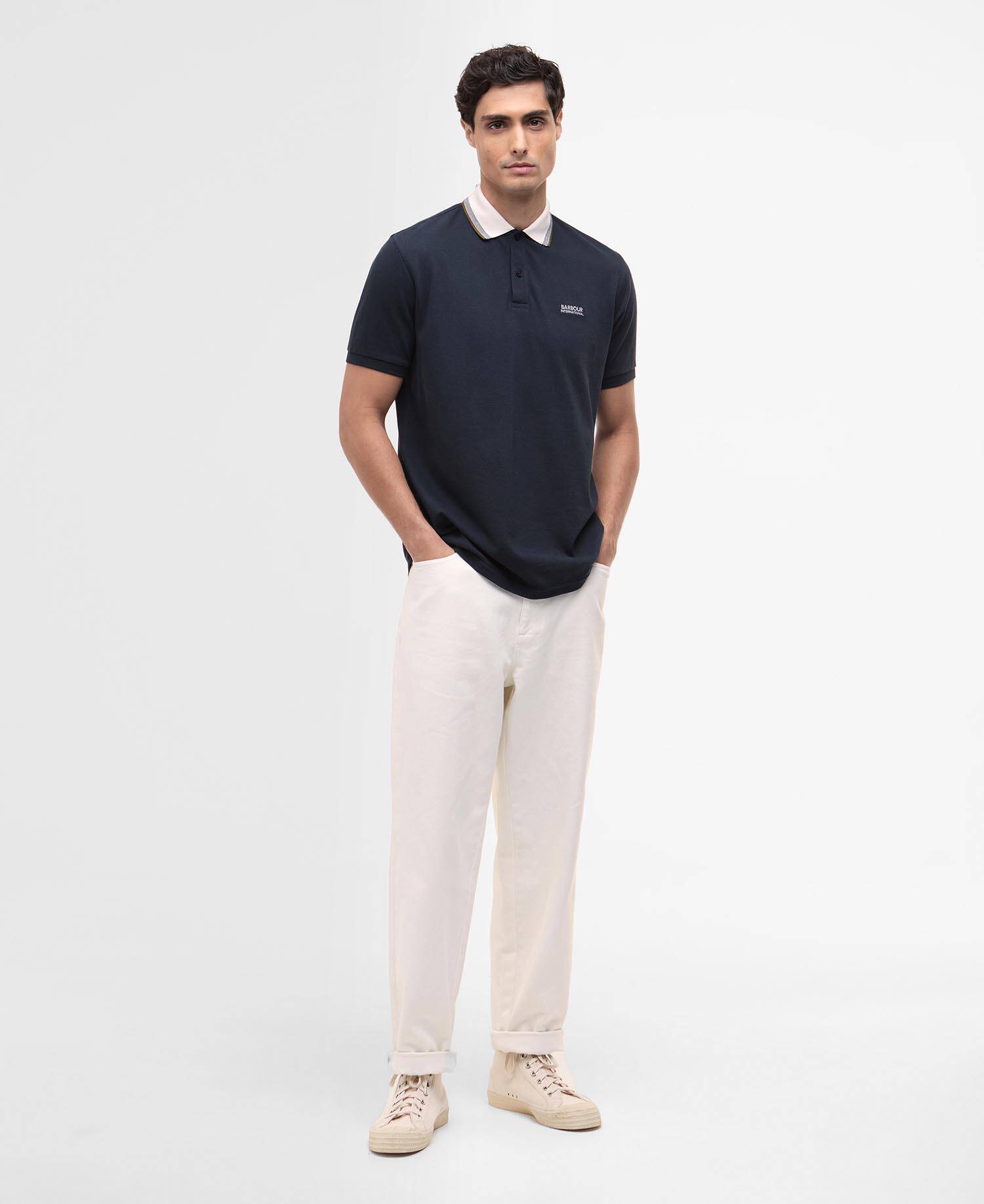 Vase Polo Shirt Navy image number 1
