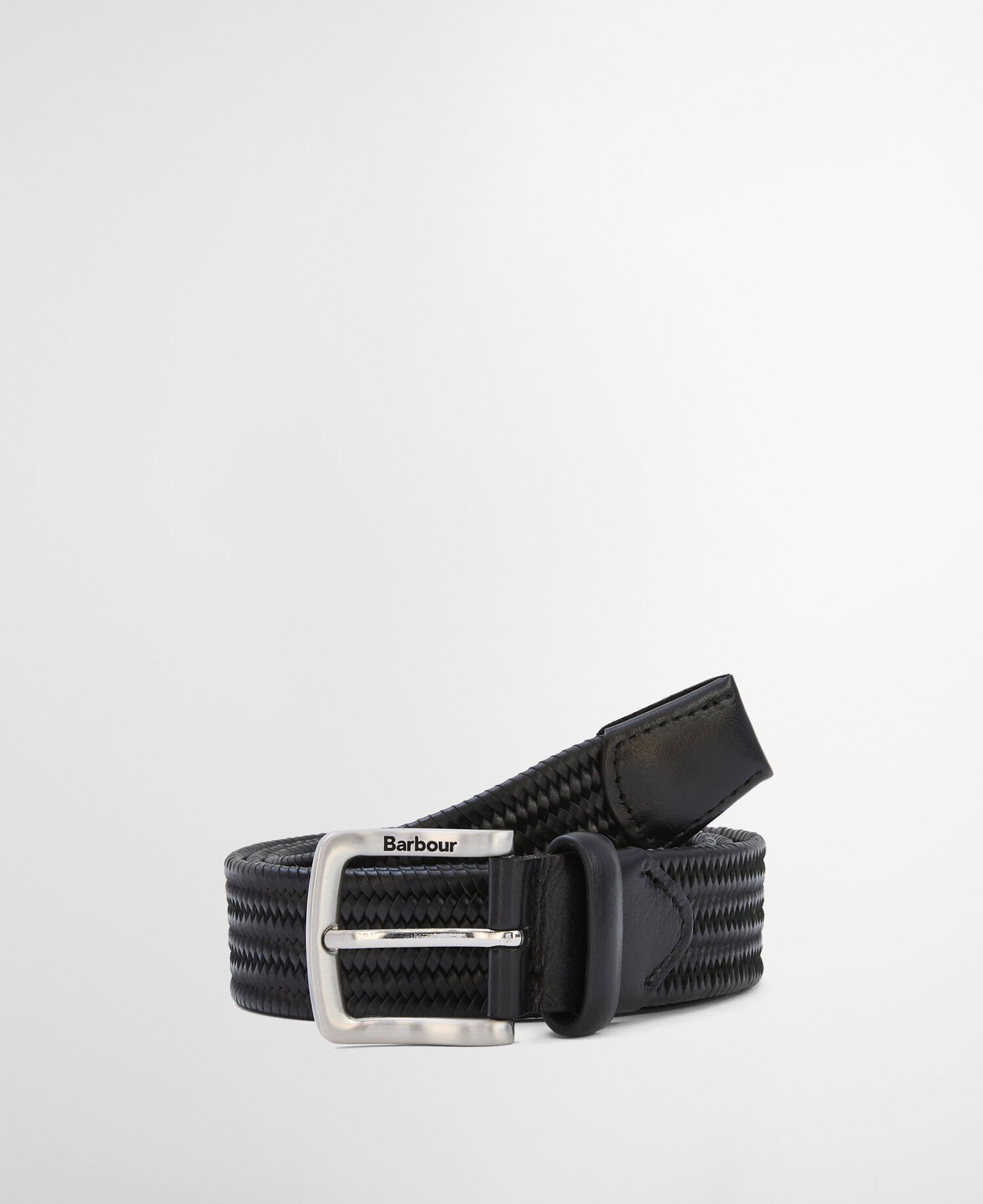 Lederg&uuml;rtel Stretch Black