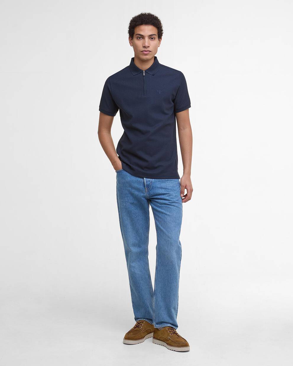 Backfield Tailored Short-Sleeved Polo Shirt