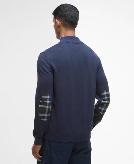 Avoch Quarter-Zip Jumper Navy Marl